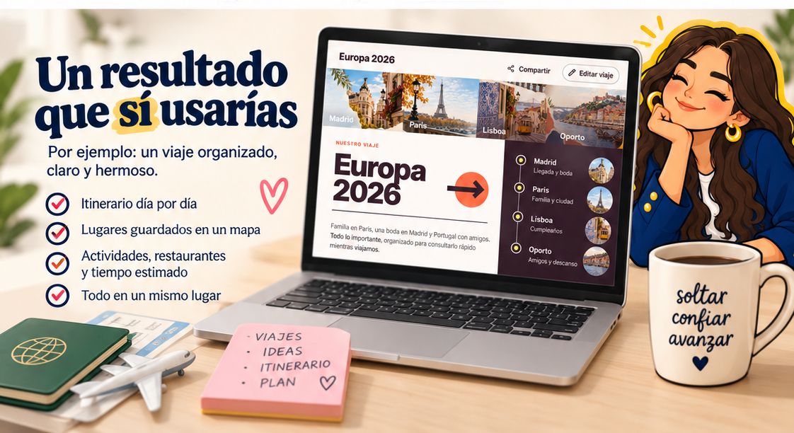 Crea con IA · Taller en vivo por Zoom · 14 de octubre